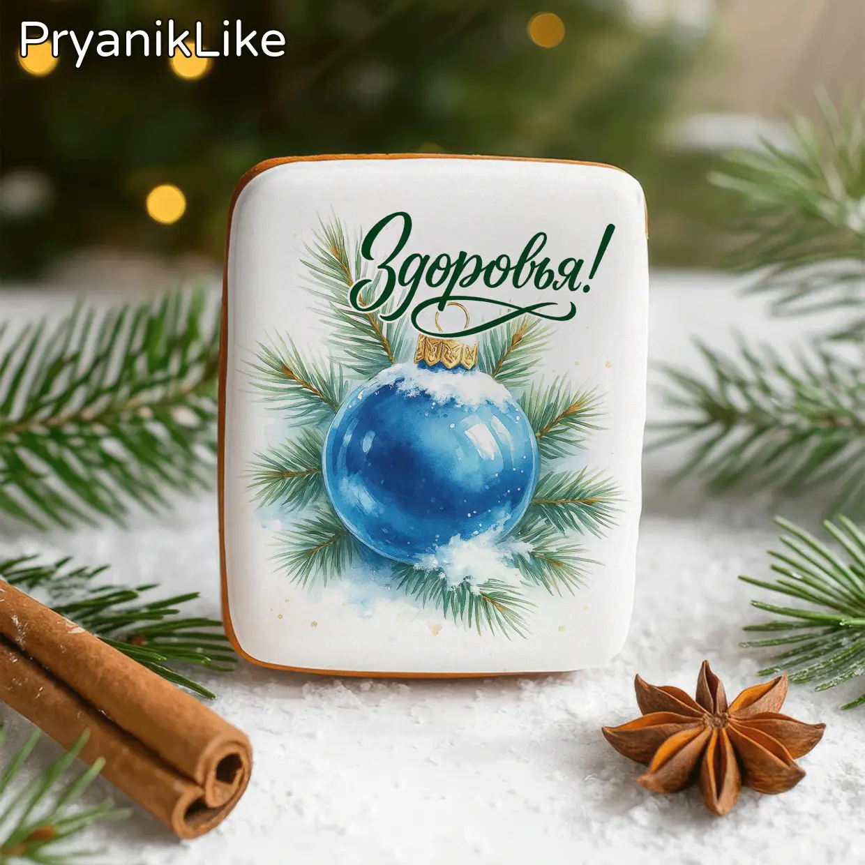 Атмосферные ёлочные игрушки